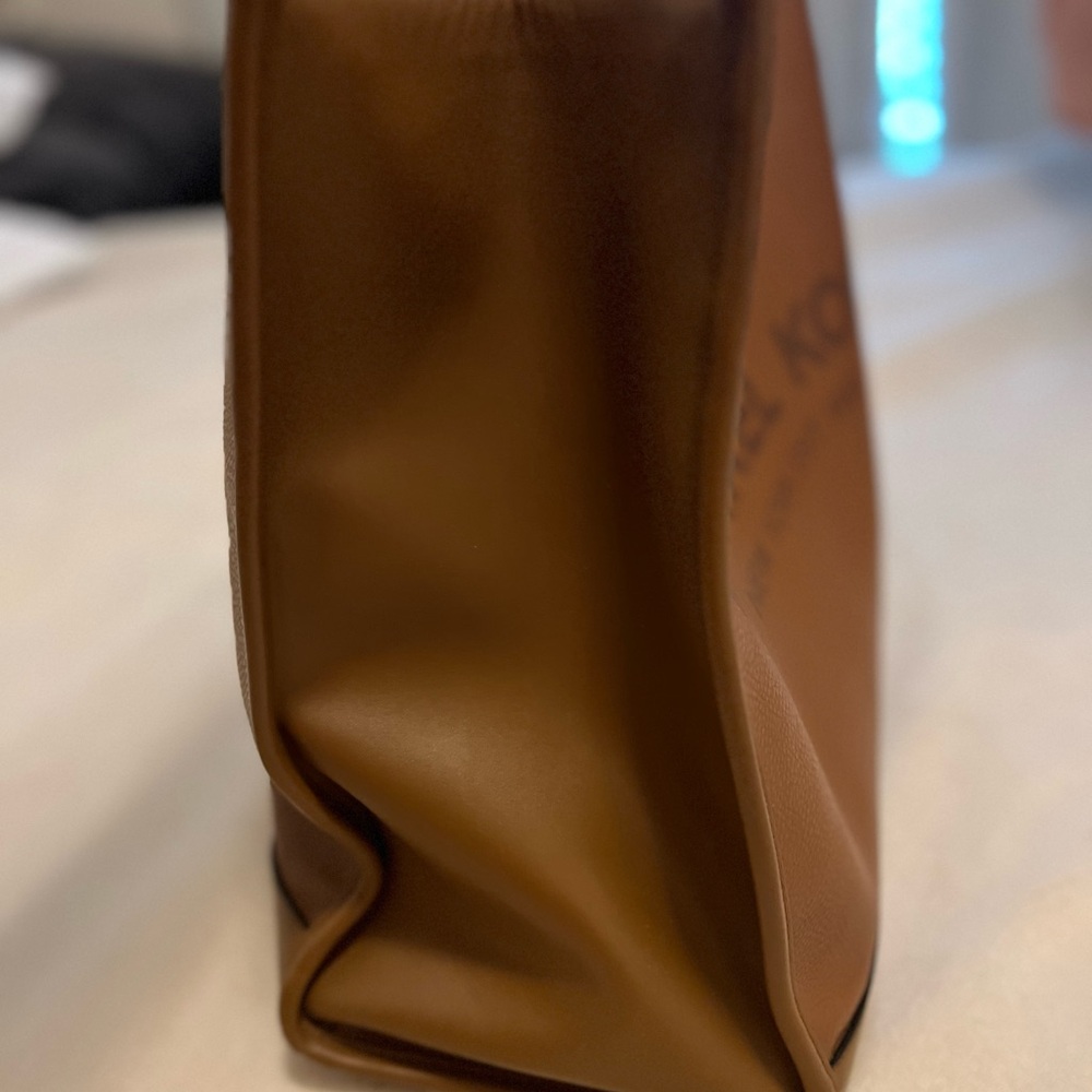 Michael Kors Tan Leather Men's Briefcase - Picture 5 of 10